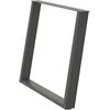 Valgomojo stalo kojelės, U formos, 2 vnt., 100x(72-73) cm