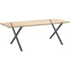 Valgomojo stalo kojos, 2 vnt., antracito spalvos, 90x(72-73) cm, plienas
