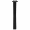 Valgomojo stalo kojos, X formos, 2 vnt., juodos, 50x(72-73) cm, plienas