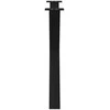 Valgomojo stalo kojos, 2 vnt., juodos, 90x(72-73) cm, plienas, X formos