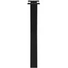 Valgomojo stalo kojos, X formos, 2 vnt., juodos, 60x(72-73) cm, plienas