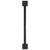 Valgomojo stalo kojelės, X formos, 2 vnt., juoda, 90x(72-73) cm