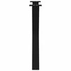 Valgomojo stalo kojos, 2 vnt., juodos, 70x(72-73) cm, plienas, X formos