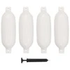 Valties bortų apsaugos, 4vnt., baltos spalvos, 58,5x16,5cm, PVC