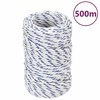 Valties virvė, baltos spalvos, 2mm, 500m, polipropilenas