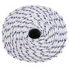 Valties virvė, baltos spalvos, 6mm, 250m, polipropilenas