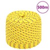 Valties virvė, geltonos spalvos, 6mm, 500m, polipropilenas