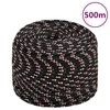Valties virvė, juodos spalvos, 10mm, 500m, polipropilenas