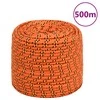 Valties virvė, oranžinės spalvos, 10mm, 500m, polipropilenas