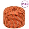 Valties virvė, oranžinės spalvos, 12mm, 250m, polipropilenas
