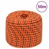 Valties virvė, oranžinės spalvos, 12mm, 50m, polipropilenas