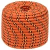 Valties virvė, oranžinės spalvos, 12mm, 50m, polipropilenas