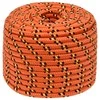 Valties virvė, oranžinės spalvos, 14mm, 250m, polipropilenas