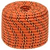 Valties virvė, oranžinės spalvos, 14mm, 50m, polipropilenas
