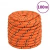 Valties virvė, oranžinės spalvos, 16mm, 100m, polipropilenas