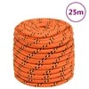 Valties virvė, oranžinės spalvos, 18mm, 25m, polipropilenas