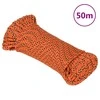 Valties virvė, oranžinės spalvos, 5mm, 50m, polipropilenas