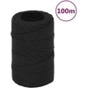 Valties virvė, visiškai juoda, 2mm, 100m, polipropilenas