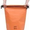 Vandeniui atsparus krepšys, oranžinės spalvos, PVC, 10l