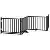 Varteliai šunims su durimis, 10 segmentų, juodi, 800cm, tuopa