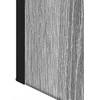Veidrodinė vonios spintelė, pilka ąžuolo, 60x16x60cm, mediena