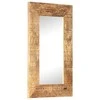 Veidrodis, 80x50x2,5cm, mango masyvas, raižytas rankomis