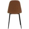 Venture Design Venture Home Valgomojo kėdės Polar, 2vnt., rudos/juodos