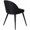 Venture Design Venture Home Valgomojo kėdės Velvet, 2vnt., juodos, poliesteris