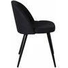 Venture Design Venture Home Valgomojo kėdės Velvet, 2vnt., juodos, poliesteris
