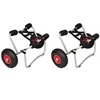 Vežimėliai baidarėms, 2 vnt., aliuminis (2x90374)