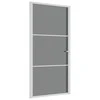 Vidaus durys, baltos, 102,5x201,5cm, ESG stiklas ir aliuminis