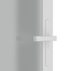 Vidaus durys, baltos, 102,5x201,5cm, matinis stiklas/aliuminis