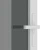 Vidaus durys, baltos, 93x201,5cm, ESG stiklas ir aliuminis