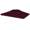 Pavėsinės uždangalas, bordo, 4x3m, 310 g/m²