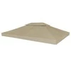 Pavėsinės uždangalas, taupe, 4x3m, 310 g/m²