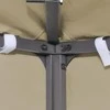 Pavėsinės uždangalas, taupe, 4x3m, 310 g/m²