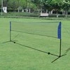 Badmintono tinklas su plunksninukais, 300x155 cm