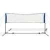 Badmintono tinklas su plunksninukais, 300x155 cm