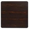 Bistro stal., MDF ir plien., kvadr., 80x80x75cm, tams. uos. sp.