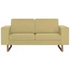 Dvivietė sofa, žalia, audinys