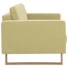 Dvivietė sofa, žalia, audinys