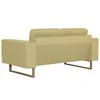 Dvivietė sofa, žalia, audinys
