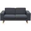 Sofa Dvivietės ir Trivietės Sofų Komplektas, Tamsiai Pilkos