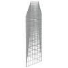 Gabiono siena, galvanizuotas plienas, 450x30x100cm