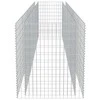 Gabiono vazonas, galvanizuotas plienas, 450x90x100cm, aukštas