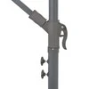 Gembinis sodo skėtis su aliuminiu stulpu, taupe, 300cm