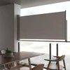 Ištraukiama šoninė kiemo pertvara, pilkos spalvos, 120x300cm