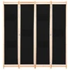 Kambario pertvara, 4 d., juodos sp., 160x170x4cm, audinys
