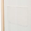 Kambario pertvara, 4 d., kreminės sp., 160x170x4cm, audinys
