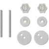 Klozeto sėdynės su soft-close mech. dang., 2vnt., baltos, MDF